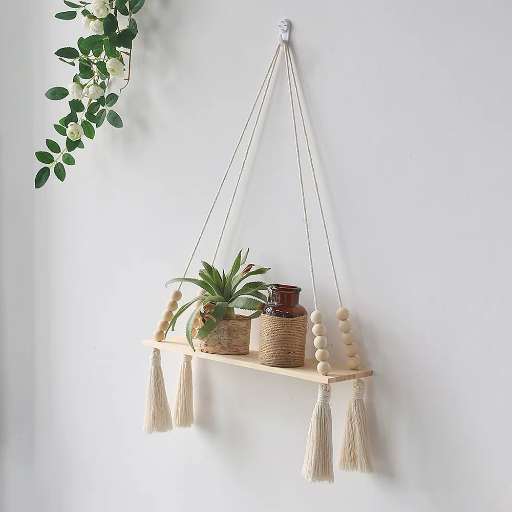 Macrame Hanging Shelf Tassel