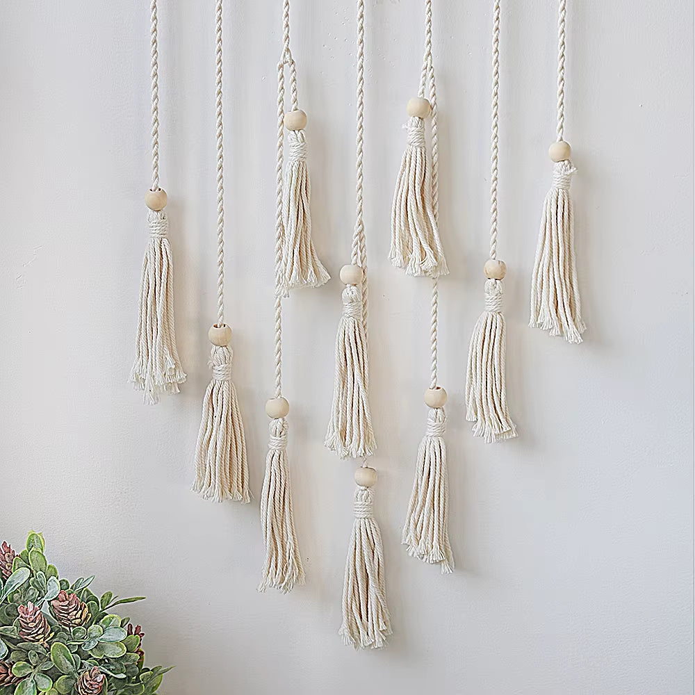 DIY Photo Display Macrame Wall Hanging Hanging Wall Pictures Boho Home Decor Kids Baby Room Decoration Gift Friend and Family