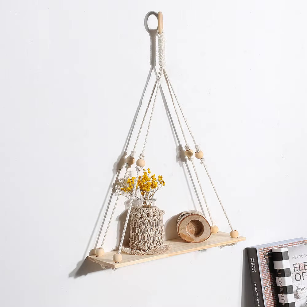 Macrame Hanging Shelf Tassel 