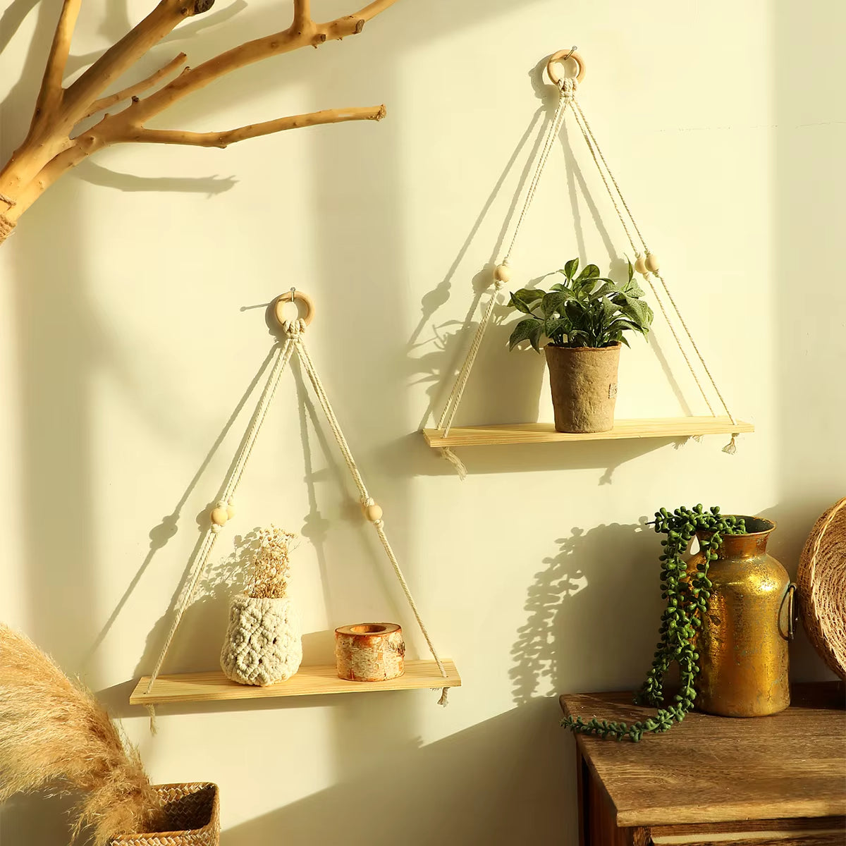 Wooden Wall Shelf